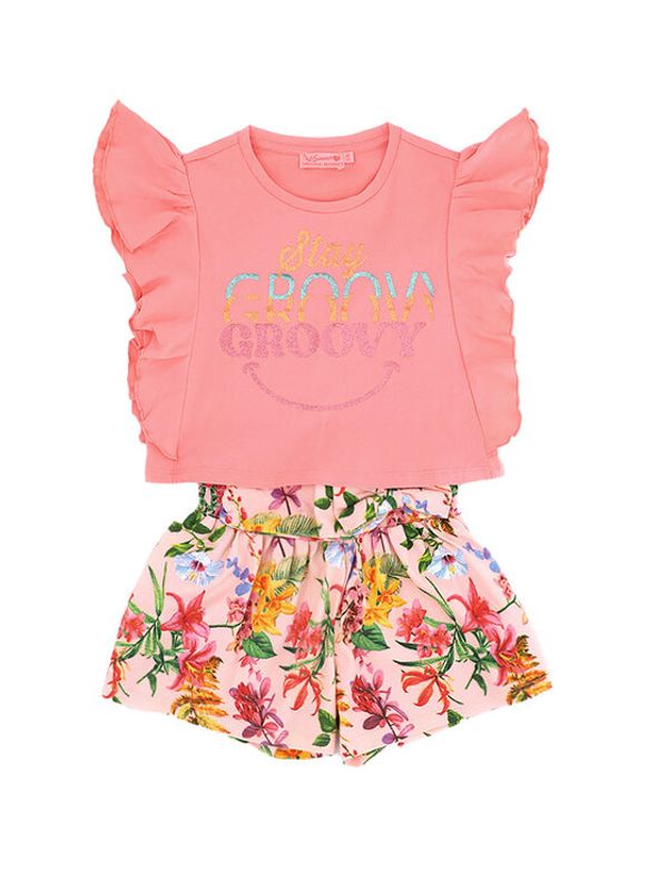 Original Marines Original Marines Детски комплект DDP3274F Розов Regular Fit