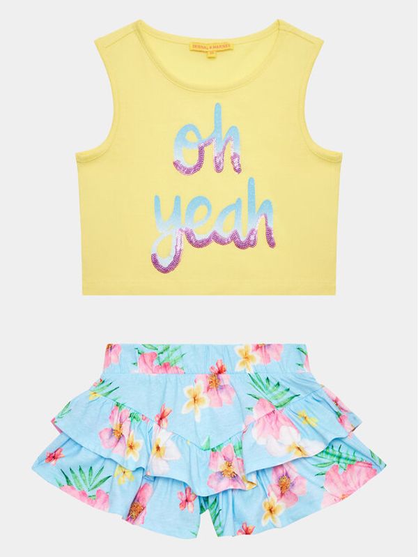 Original Marines Original Marines Детски комплект DDP3298F Жълт Regular Fit