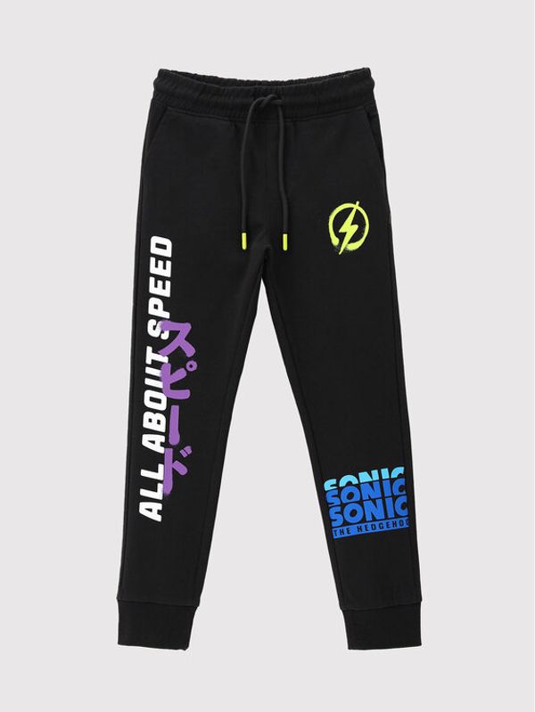 Original Marines Original Marines Долнище анцуг SONIC THE HADGEHOG DCPV2153B Черен Regular Fit