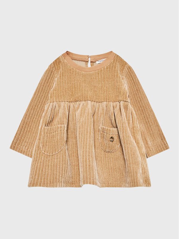 Original Marines Original Marines Ежедневна рокля DCA1585NF Бежов Regular Fit