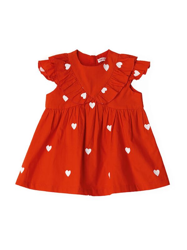 Original Marines Original Marines Ежедневна рокля DDP1034NF Червен Regular Fit