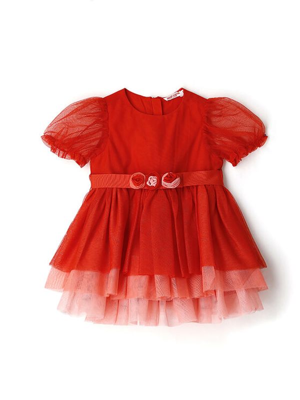 Original Marines Original Marines Ежедневна рокля DDP1074NF Червен Regular Fit