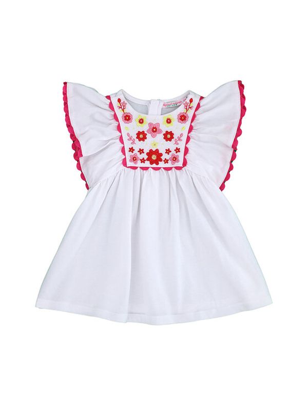 Original Marines Original Marines Ежедневна рокля DDP1150NF Бял Regular Fit