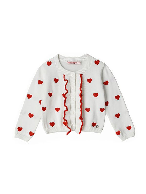 Original Marines Original Marines Кардиган DDPF1039NF Бял Regular Fit