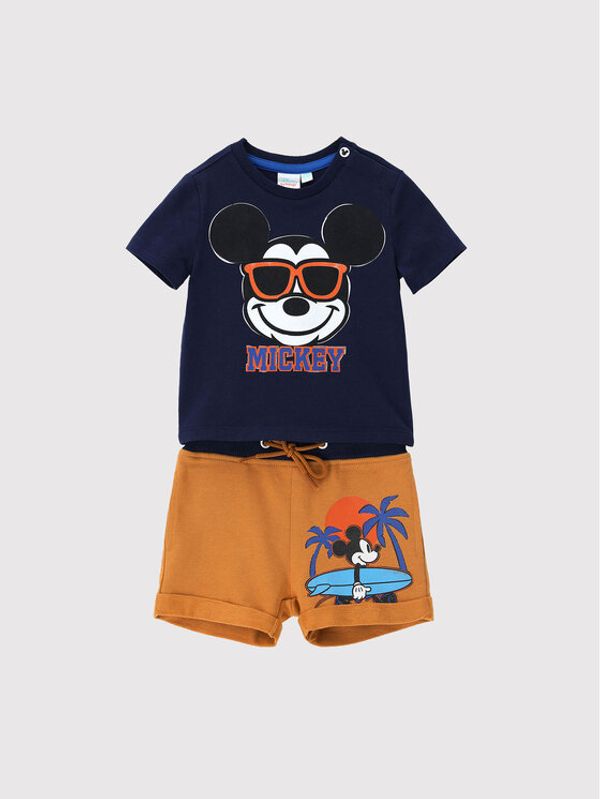 Original Marines Original Marines Комплект тишърт и панталонки DISNEY DCPV0416NM Тъмносин Regular Fit