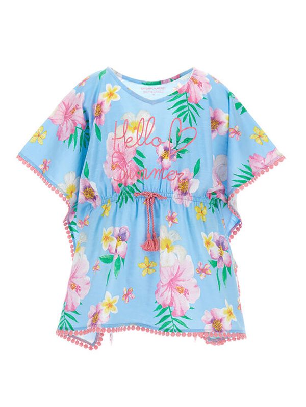 Original Marines Original Marines Плажна рокля DDP3249F Син Regular Fit