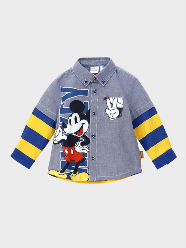 Original Marines Original Marines Риза MICKEY MOUSE DCAV0611NM Син Regular Fit