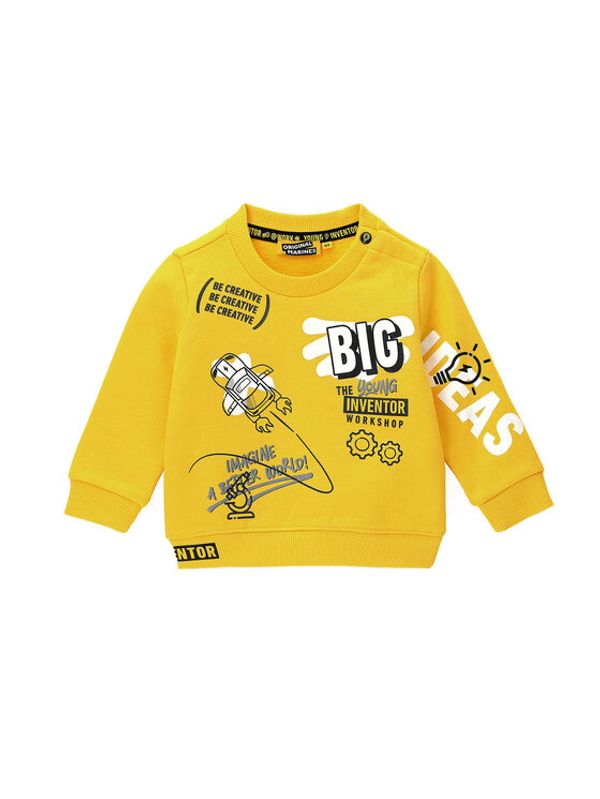 Original Marines Original Marines Суитшърт DCA0711NM Жълт Regular Fit