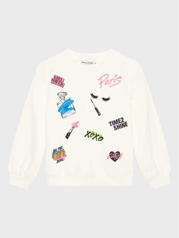 Original Marines Original Marines Суитшърт DCA3630F Бял Regular Fit