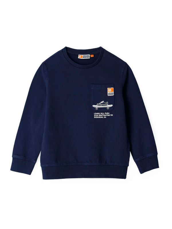 Original Marines Original Marines Суитшърт DDP2034B Тъмносин Regular Fit