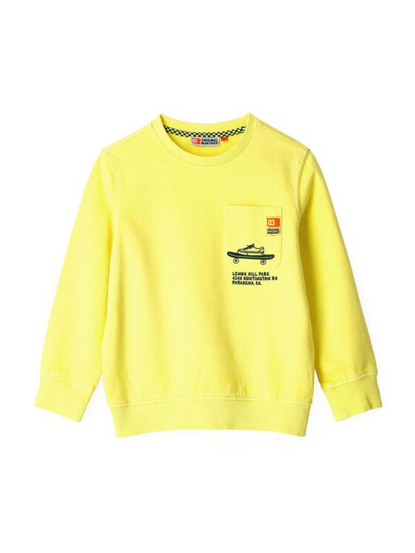 Original Marines Original Marines Суитшърт DDP2034B Жълт Regular Fit