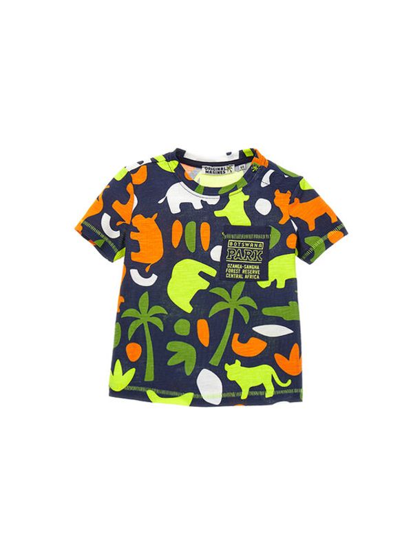 Original Marines Original Marines Тишърт DDP0369NM Тъмносин Regular Fit