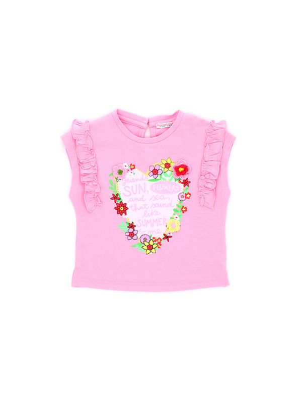 Original Marines Original Marines Тишърт DDP1140NF Розов Regular Fit