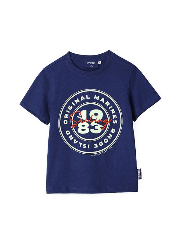 Original Marines Original Marines Тишърт DDP2114B Тъмносин Regular Fit