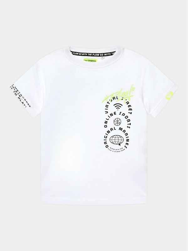 Original Marines Original Marines Тишърт DDP2172B Бял Regular Fit