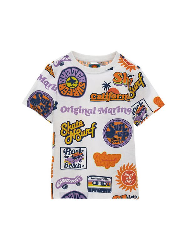 Original Marines Original Marines Тишърт DDP2194B Екрю Regular Fit