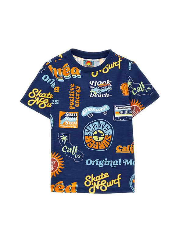 Original Marines Original Marines Тишърт DDP2194B Тъмносин Regular Fit