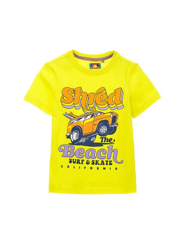 Original Marines Original Marines Тишърт DDP2196B Жълт Regular Fit