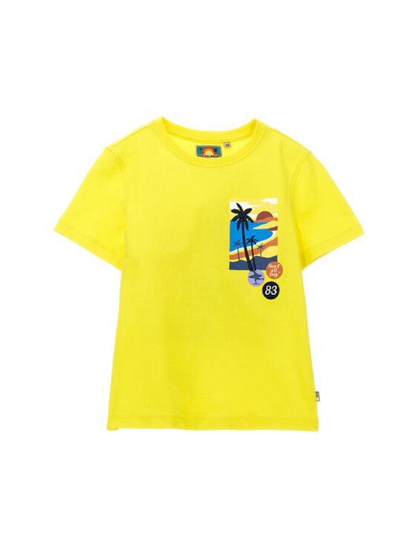 Original Marines Original Marines Тишърт DDP2197B Жълт Regular Fit