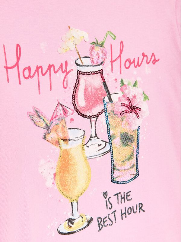 Original Marines Original Marines Тишърт DDP3277F Розов Regular Fit