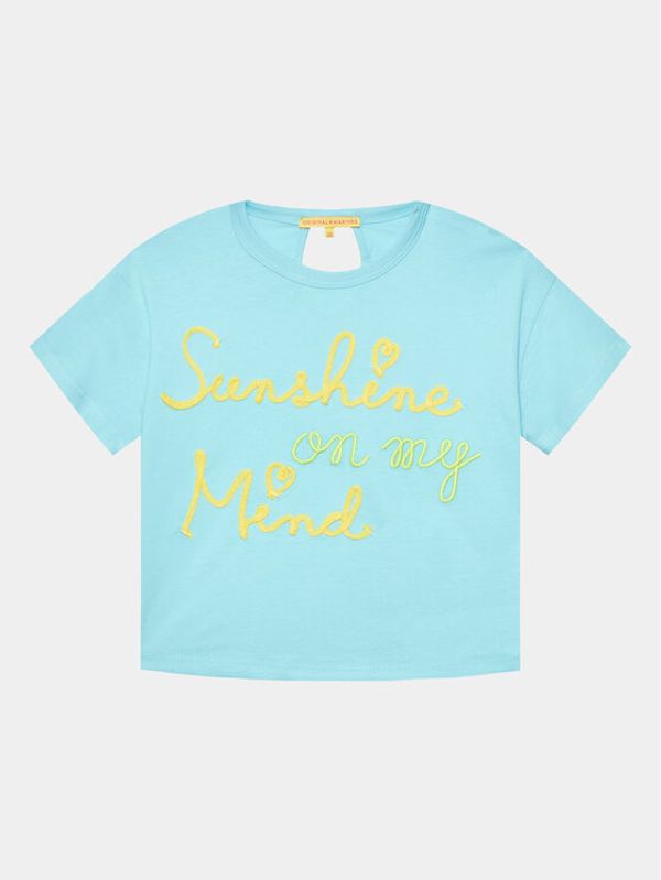 Original Marines Original Marines Тишърт DDP3278F Син Regular Fit