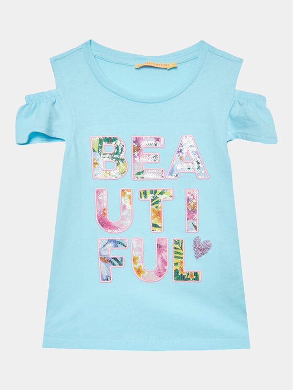 Original Marines Original Marines Тишърт DDP3296F Син Regular Fit