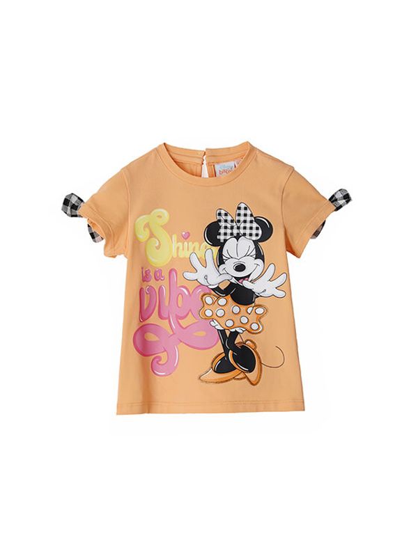 Original Marines Original Marines Тишърт DISNEY MINNIE DDPV1081NF Розов Regular Fit