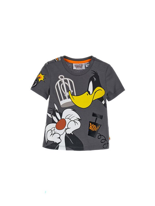 Original Marines Original Marines Тишърт LOONEY TUNES DDPV0346NM Сив Regular Fit