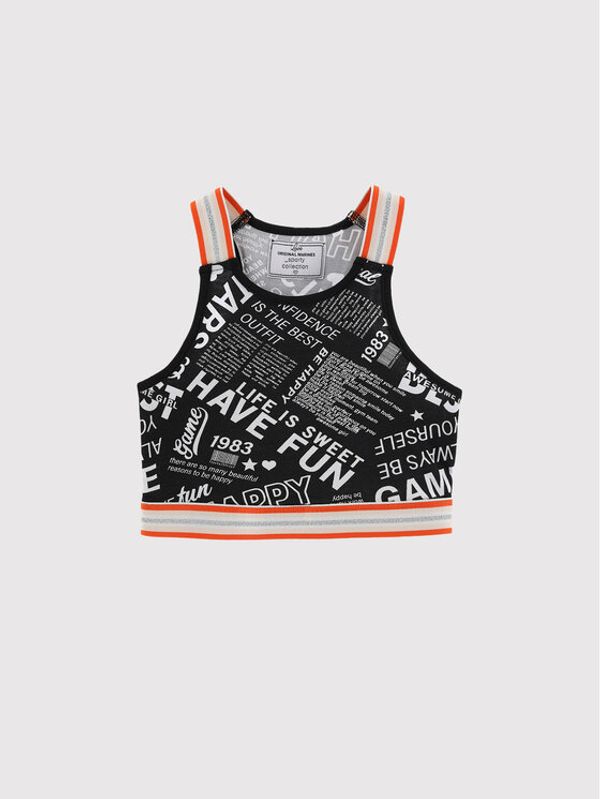 Original Marines Original Marines топ DCP3067F Черен Slim Fit