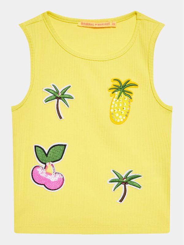 Original Marines Original Marines топ DDP3294F Жълт Regular Fit