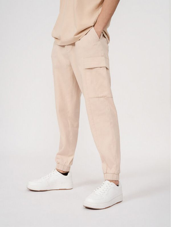 Outhorn Outhorn Долнище анцуг OTHSS23TTROM198 Бежов Regular Fit