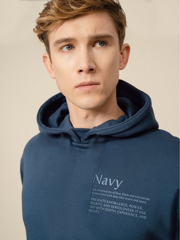 Outhorn Outhorn Суитшърт OTHSS23TSWSM320 Тъмносин Relaxed Fit