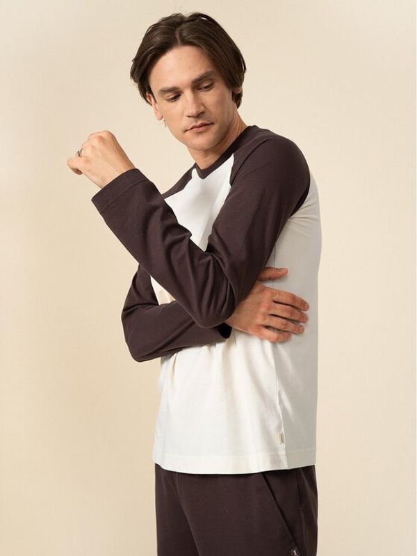 Outhorn Outhorn Тениска с дълъг ръкав OTHSS23TLONM071 Кафяв Regular Fit