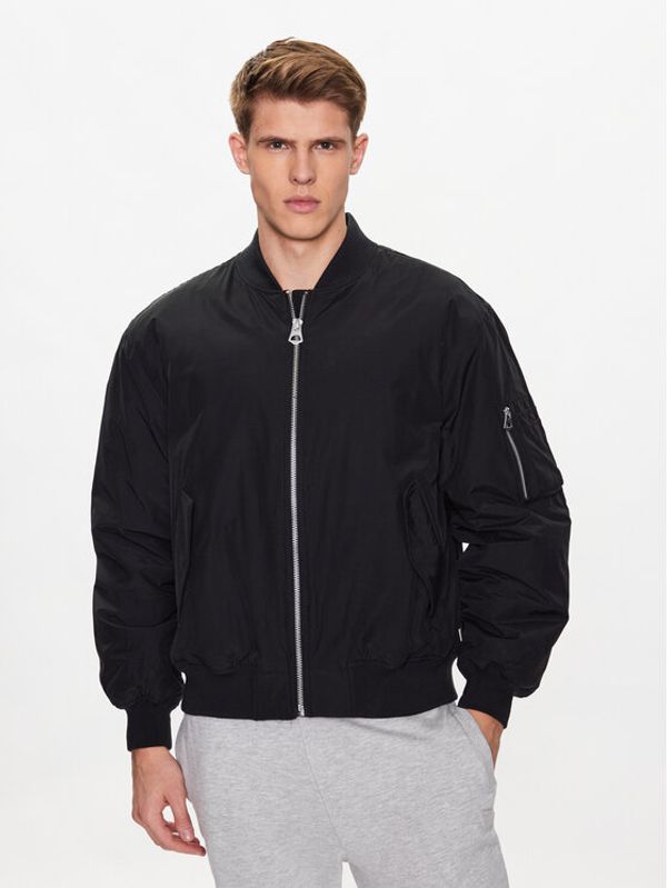 Outhorn Outhorn Яке бомбър TJACM032 Черен Relaxed Fit