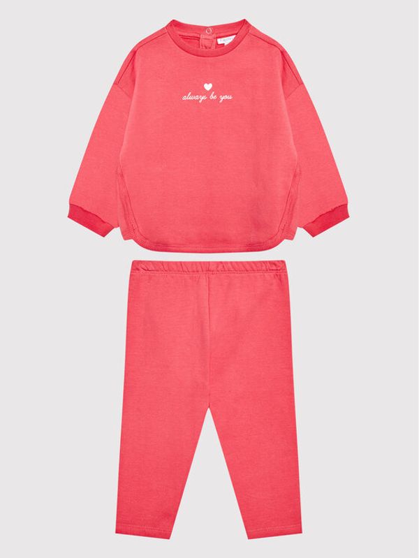 OVS OVS Анцуг 1332478 Розов Regular Fit