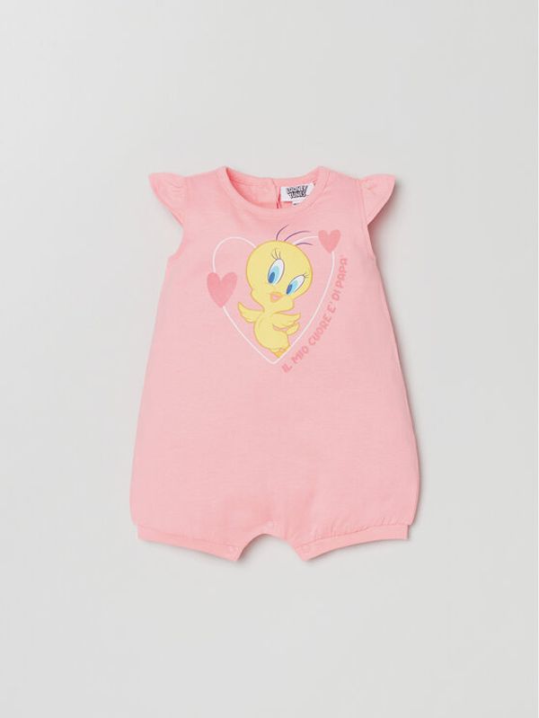 OVS OVS Бебешки гащеризон без стъпала 1767236 Розов Regular Fit