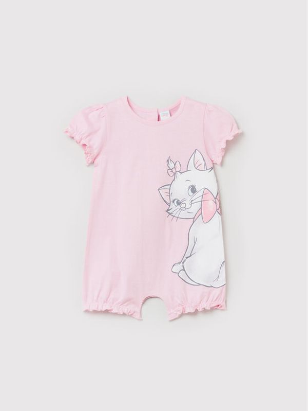 OVS OVS Бебешки гащеризон без стъпала DISNEY 1579907 Розов Regular Fit