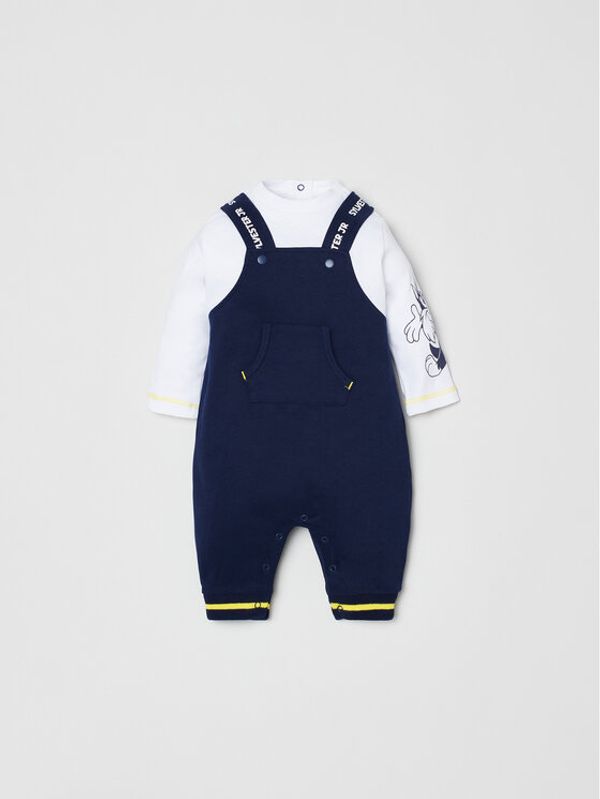 OVS OVS Бебешки гащеризон със стъпала LOONEY TUNES 1719993 Тъмносин Regular Fit