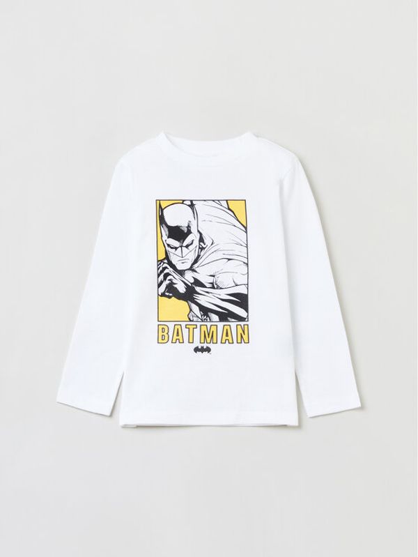 OVS OVS Блуза Batman 1624853 Бял Regular Fit