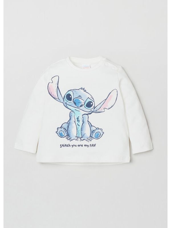 OVS OVS Блуза DISNEY 1615077 Бял Regular Fit