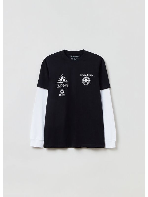 OVS OVS Блуза GRAND & HILLS 1606339 Черен Regular Fit