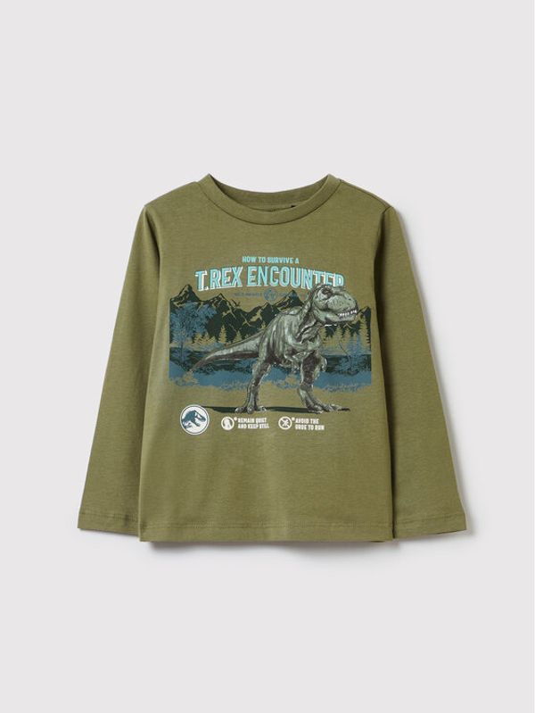 OVS OVS Блуза JURASSIC WORLD 1349626 Зелен Regular Fit