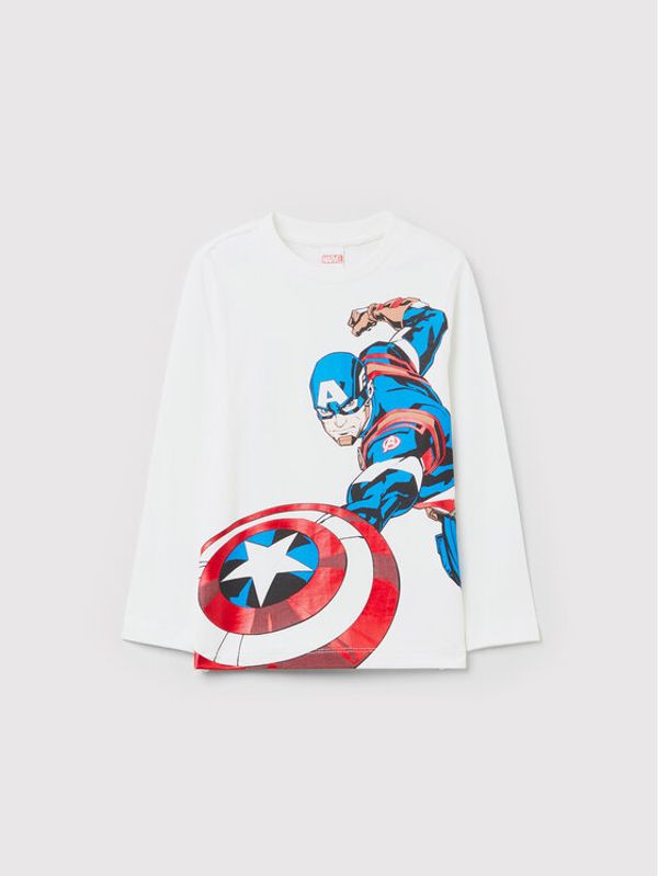 OVS OVS Блуза MARVEL 1435049 Бял Regular Fit