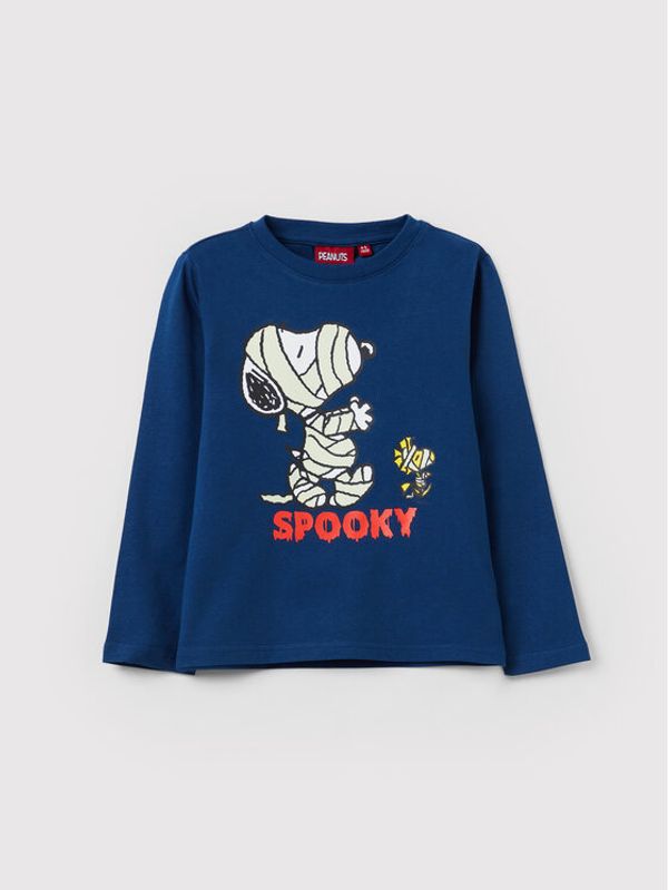 OVS OVS Блуза PEANUTS 1331229 Тъмносин Regular Fit