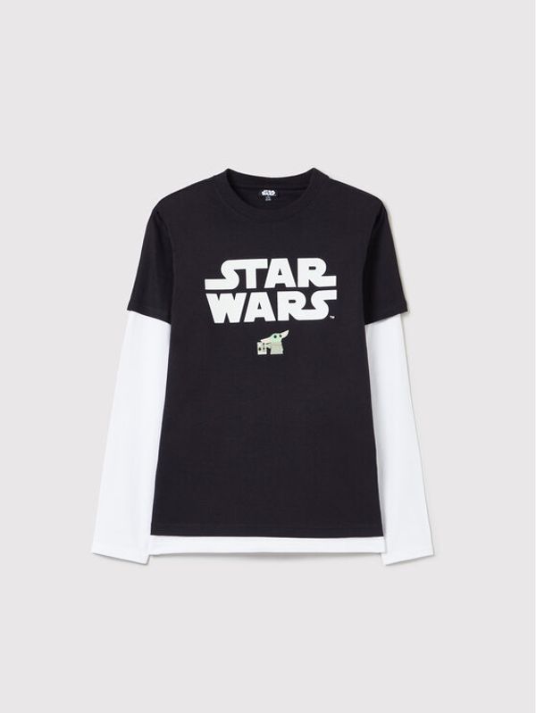 OVS OVS Блуза STAR WARS 1368806 Черен Regular Fit