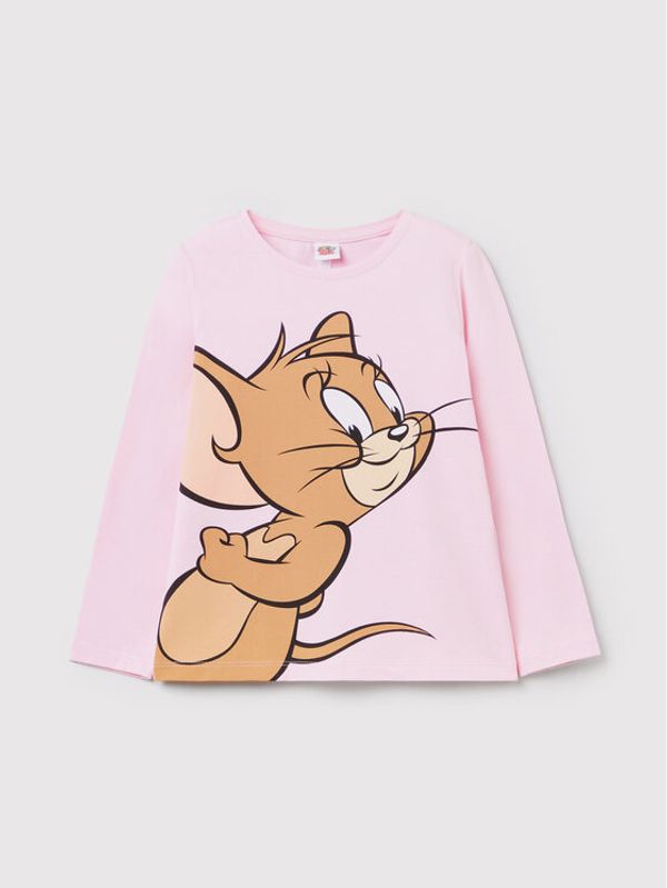 OVS OVS Блуза TOM AND JERRY 1439209 Розов Regular Fit