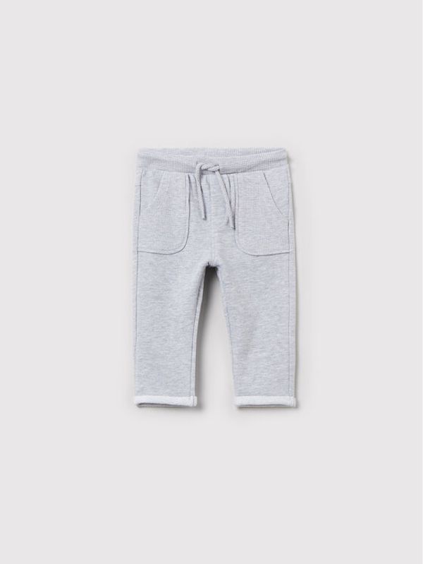 OVS OVS Долнище анцуг 1443253 Сив Regular Fit