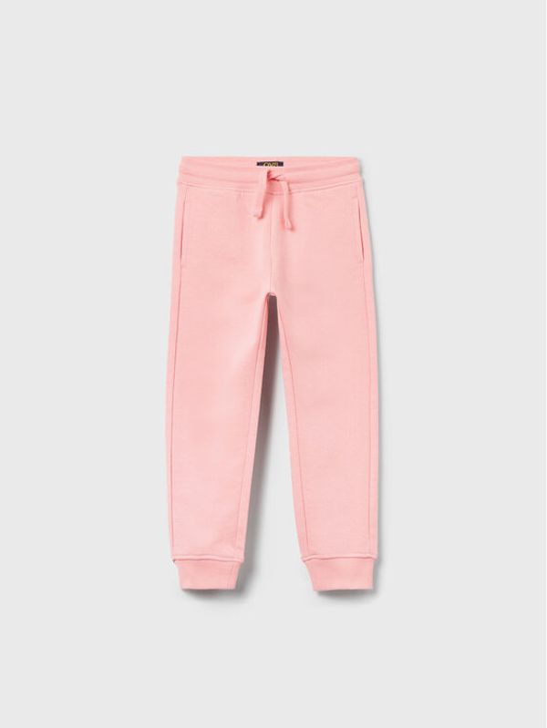 OVS OVS Долнище анцуг 1593679 Розов Regular Fit