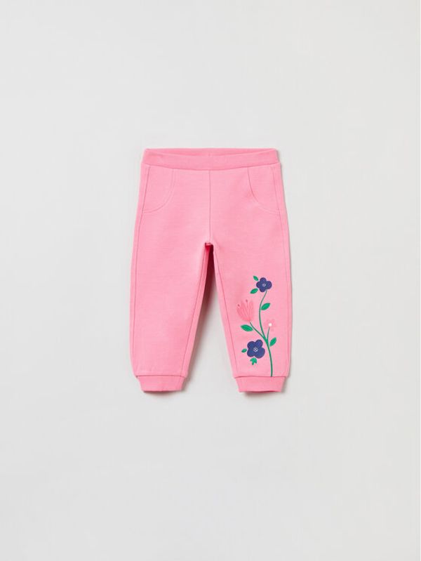 OVS OVS Долнище анцуг 1621588 Розов Regular Fit