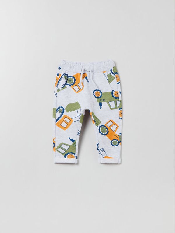 OVS OVS Долнище анцуг 1699133 Сив Regular Fit